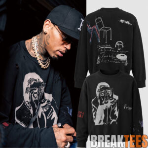 Chris Brown in NYC Song For The Mute Sweatshirt