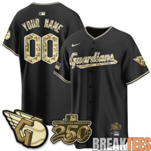Cleveland Guardians Armed Force Day 2026 Custom Baseball Jersey 1