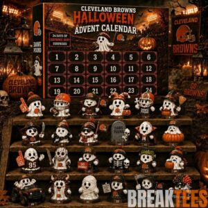 Cleveland Browns Halloween 2026 Advent Calendar 24 Days Countdown Figurine Set