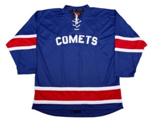 Clinton Comets Blue Hockey Jersey