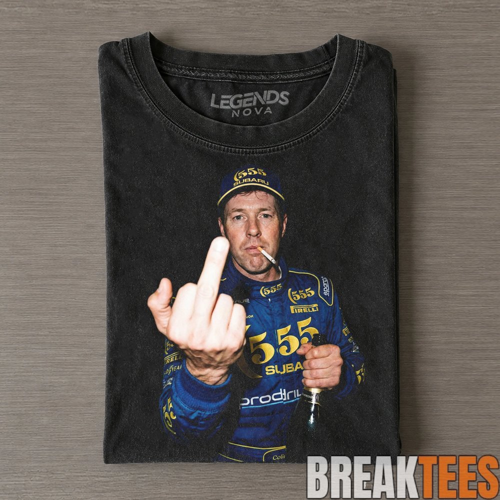 Colin McRae|WRC Middle Finger Tee Colin McRae|WRC Middle Finger Tee
