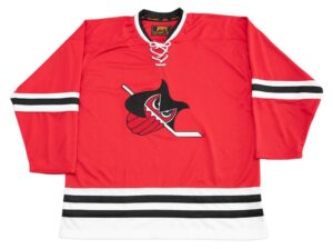 Columbus Owls Red Vintage Hockey Jersey