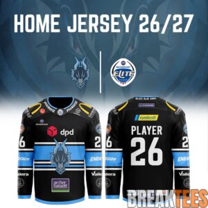 Coventry Blaze 2026/27 Black Hockey Jersey Custom