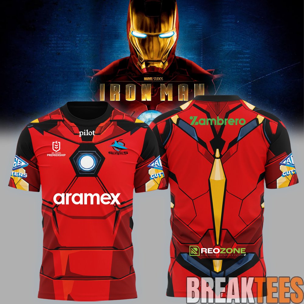 Cronulla Sharks x IRONMAN Special T-Shirt Cronulla Sharks x IRONMAN Special T-Shirt
