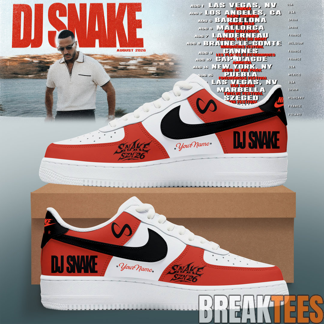 DJ Snake SZN 2026 Tour Custom AF1 Shoes DJ Snake SZN 2026 Tour Custom AF1 Shoes
