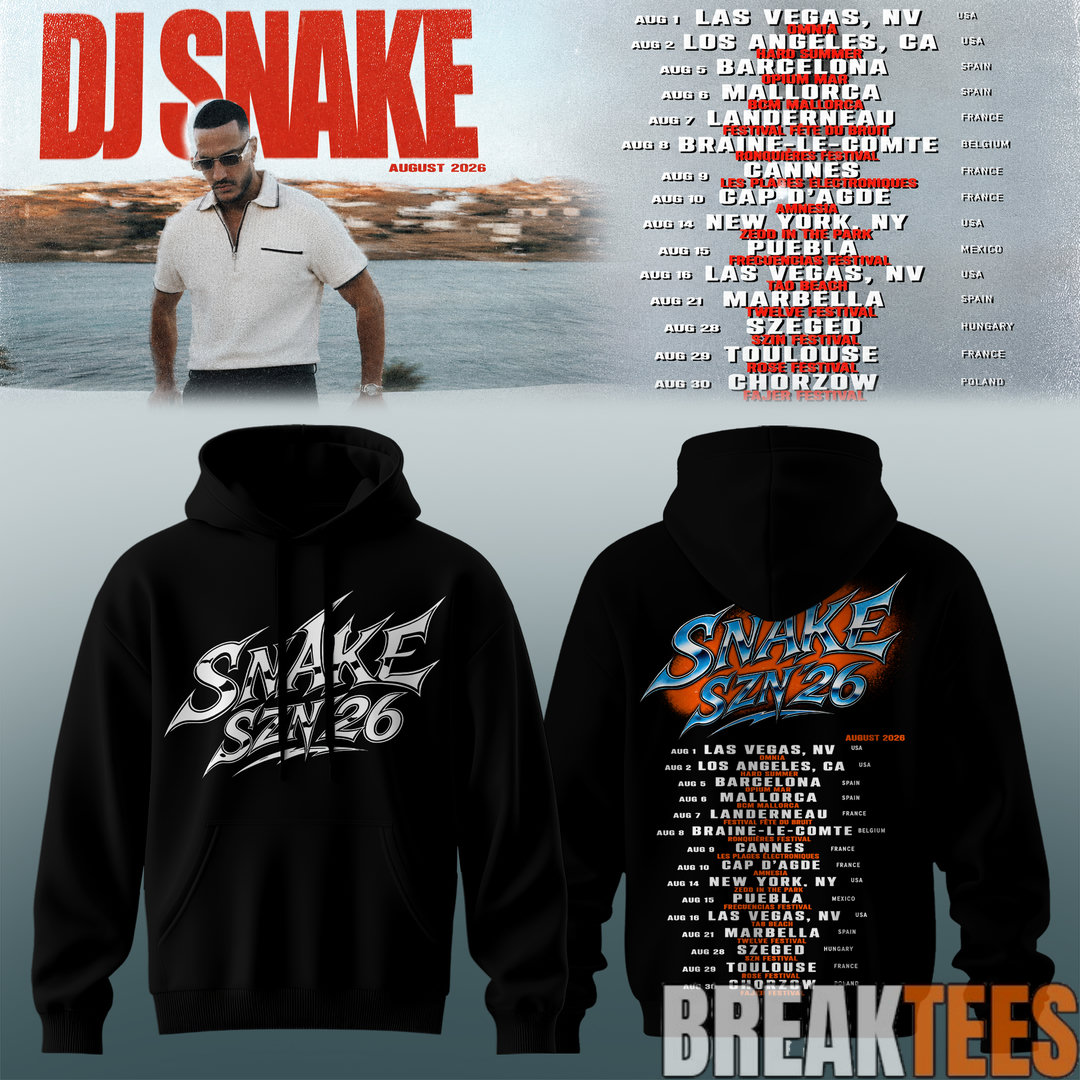 DJ Snake SZN 2026 Tour Special Hoodie DJ Snake SZN 2026 Tour Special Hoodie