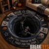 Denver Broncos 2026 Halloween Quilted Round Rug – Limited Edition
