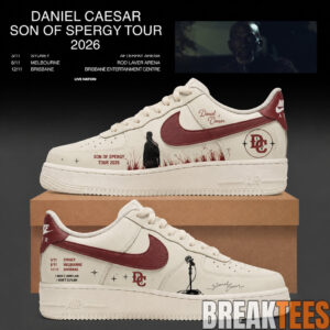 Daniel Caesar’s Son of Spergy Tour 2026 Special Air Force 1 Shoes