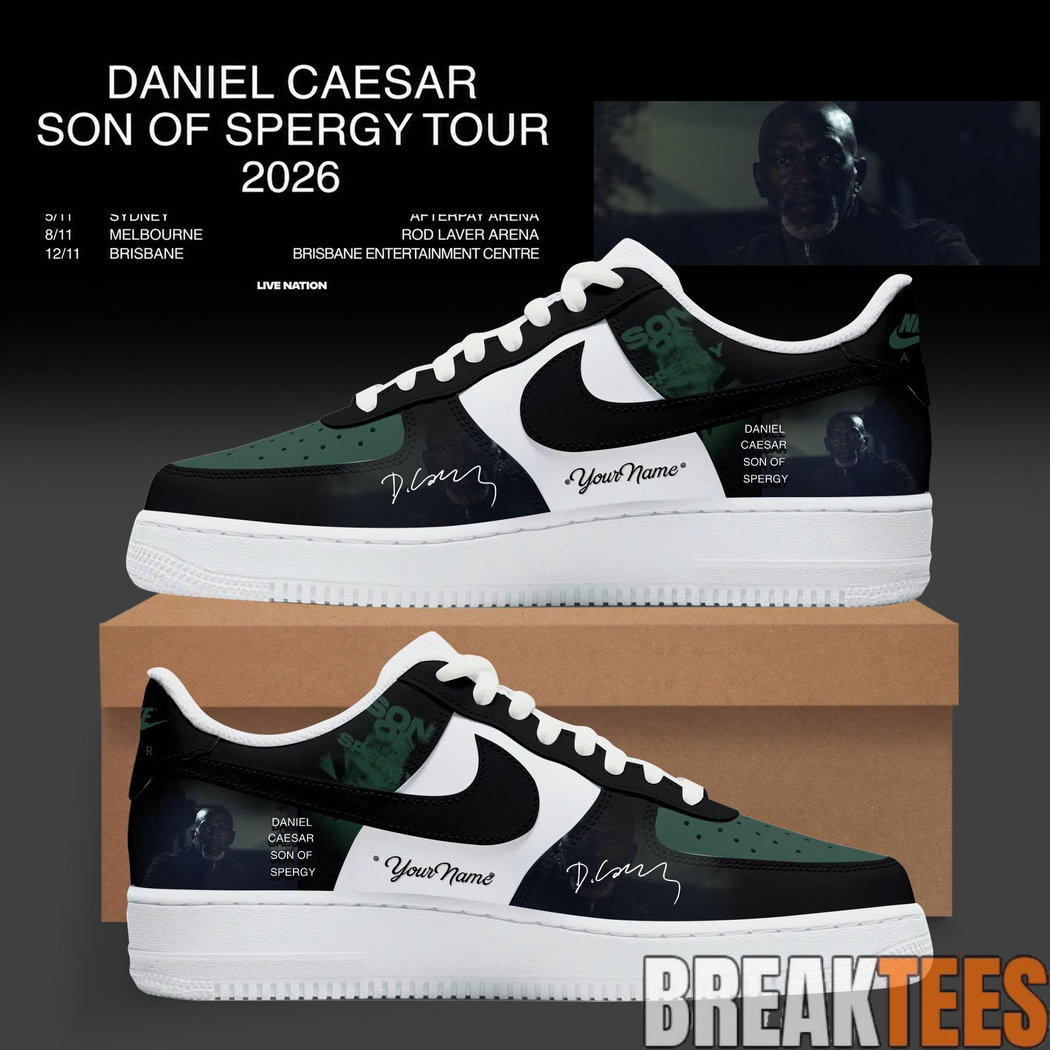 Daniel Caesar’s Son of Spergy Tour 2026 Special Air Force 1 Shoes Daniel Caesar’s Son of Spergy Tour 2026 Special Air Force 1 Shoes