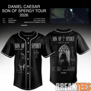 Daniel Caesar’s Son of Spergy Tour 2026 Special Baseball Jersey