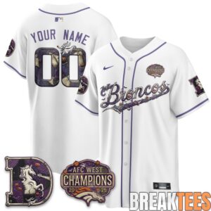 Denver Broncos 2026 Halloween Nightmare Edition Custom Baseball Jersey 1