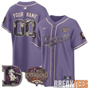Denver Broncos 2026 Halloween Nightmare Edition Custom Baseball Jersey 2