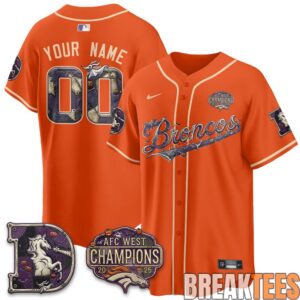 Denver Broncos 2026 Halloween Nightmare Edition Custom Baseball Jersey 3