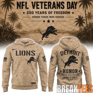 Detroit Lions x Veteran 250 Years of Freedom Hoodie