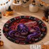 Edmonton Oilers Special Halloween Round Quilted Rug