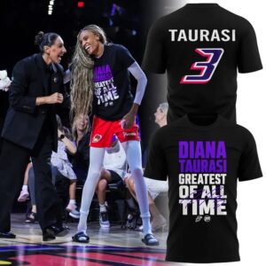 Diana Taurasi Phoenix Mercury 20 Years 1 Team Portrait Limited Edition T-Shirt 1