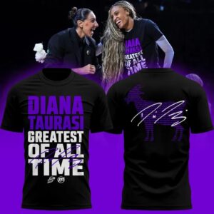Diana Taurasi Phoenix Mercury 20 Years 1 Team Portrait Limited Edition T-Shirt 3