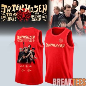 Die Toten Hosen Trink Aus! Wir Müssen Gehen Tour 2026-27 Basketball Jersey
