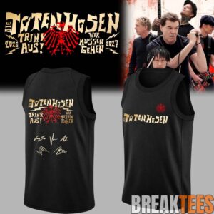 Die Toten Hosen Trink Aus! Wir Müssen Gehen Tour 2026-27 Basketball Jersey 1