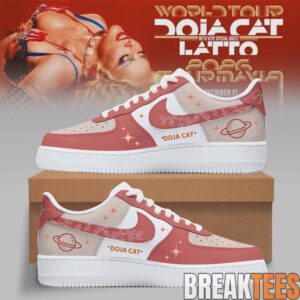 Doja Cat 2026 Tour Ma Vie World Tour Custom Air Force 1 – Cosmic Planet Edition