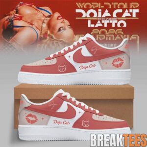 Doja Cat 2026 Tour Ma Vie World Tour Custom Air Force 1 – Retro Edition