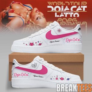 Doja Cat 2026 Tour Ma Vie World Tour Custom Air Force 1 Shoes
