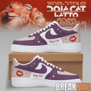 Doja Cat 2026 Tour Ma Vie World Tour Custom Air Force 1 – Streetwear Graphic Edition
