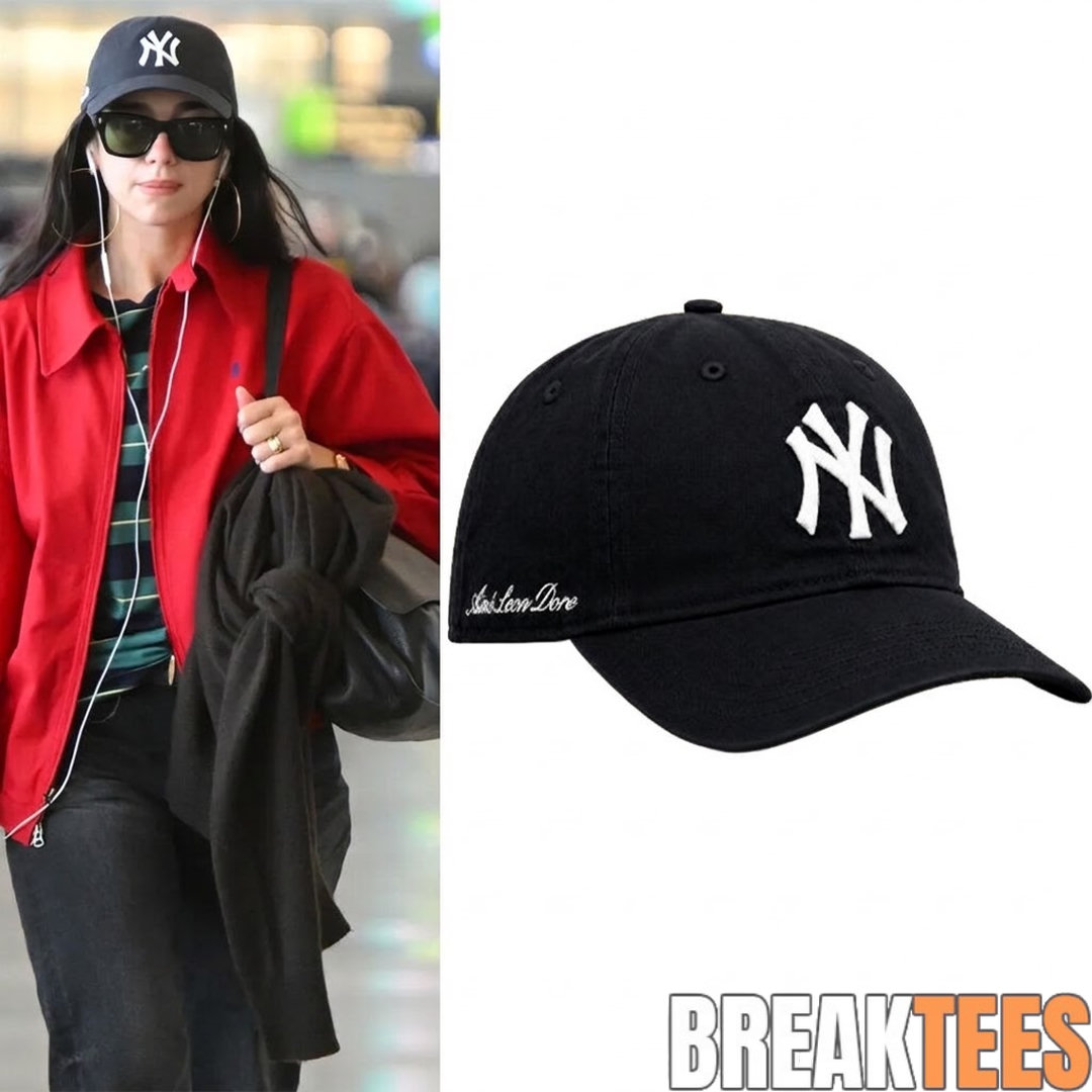 Dua Lipa Aime Leon Dore Yankees Logo Cap Dua Lipa Aime Leon Dore Yankees Logo Cap