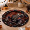 Florida Panthers Special Halloween Round Quilted Rug Florida Panthers Special Halloween Round Quilted Rug