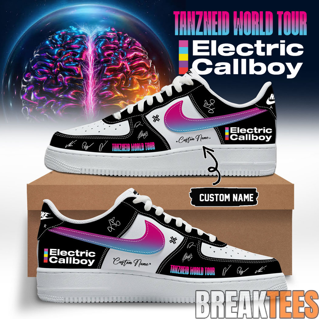 Electric Callboy “Tanzneid World Tour” 2026 Custom Air Force 1 Shoes Electric Callboy “Tanzneid World Tour” 2026 Custom Air Force 1 Shoes