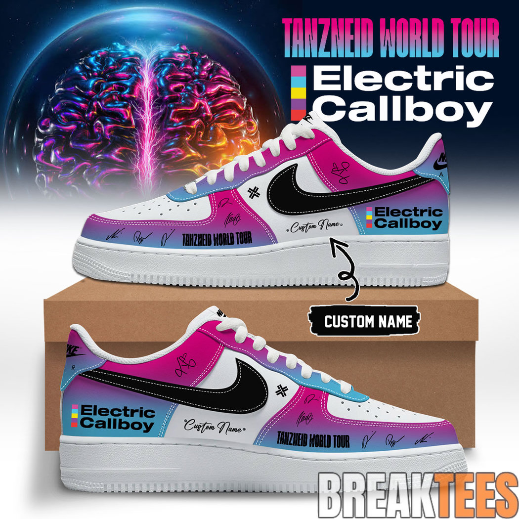 Electric Callboy “Tanzneid World Tour” 2026 Custom Air Force 1 Shoes Electric Callboy “Tanzneid World Tour” 2026 Custom Air Force 1 Shoes