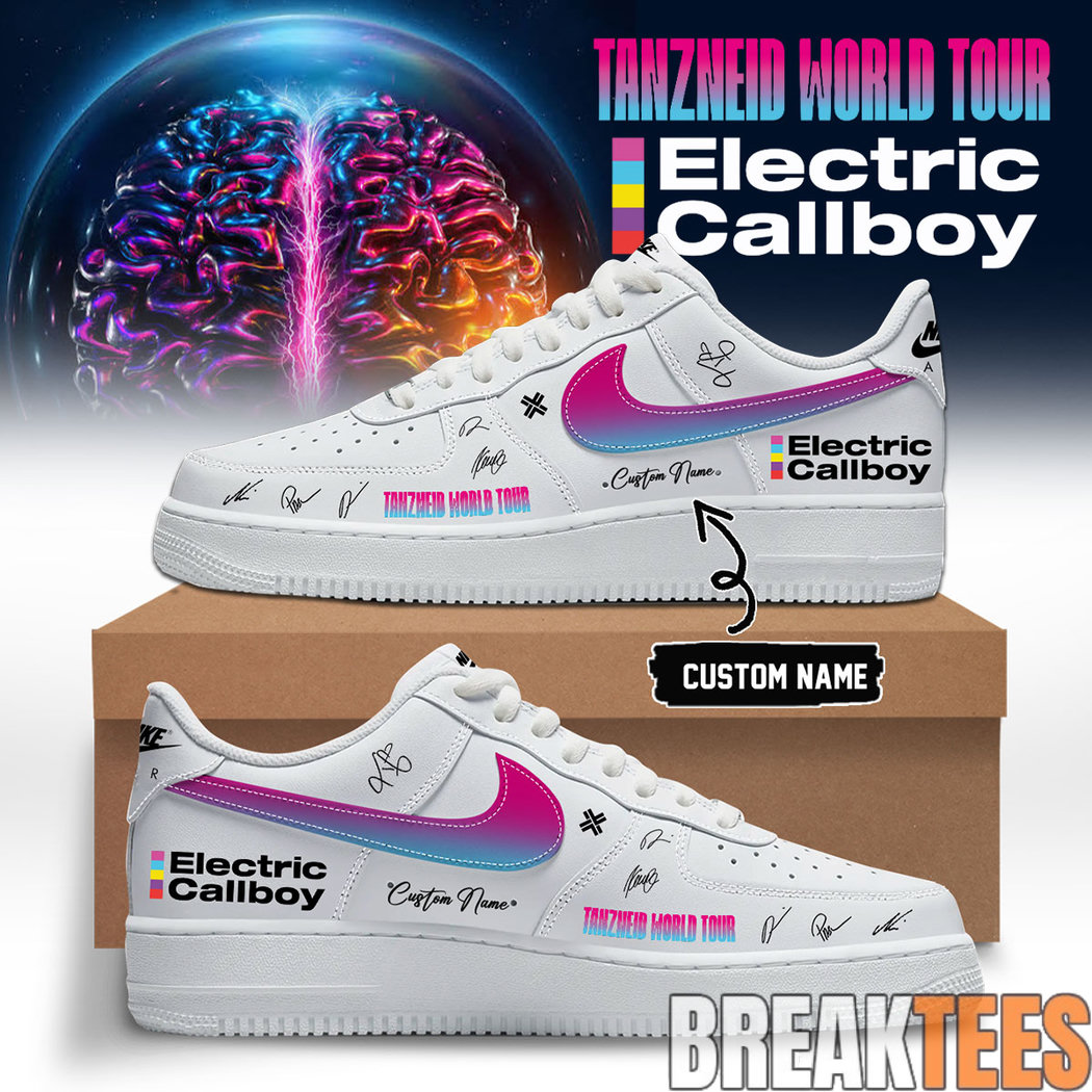 Electric Callboy “Tanzneid World Tour” 2026 Custom Air Force 1 Shoes Electric Callboy “Tanzneid World Tour” 2026 Custom Air Force 1 Shoes