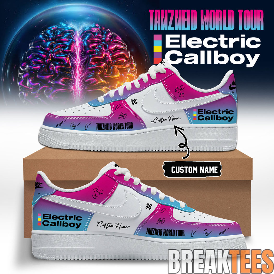 Electric Callboy “Tanzneid World Tour” 2026 Custom Air Force 1 Shoes Electric Callboy “Tanzneid World Tour” 2026 Custom Air Force 1 Shoes
