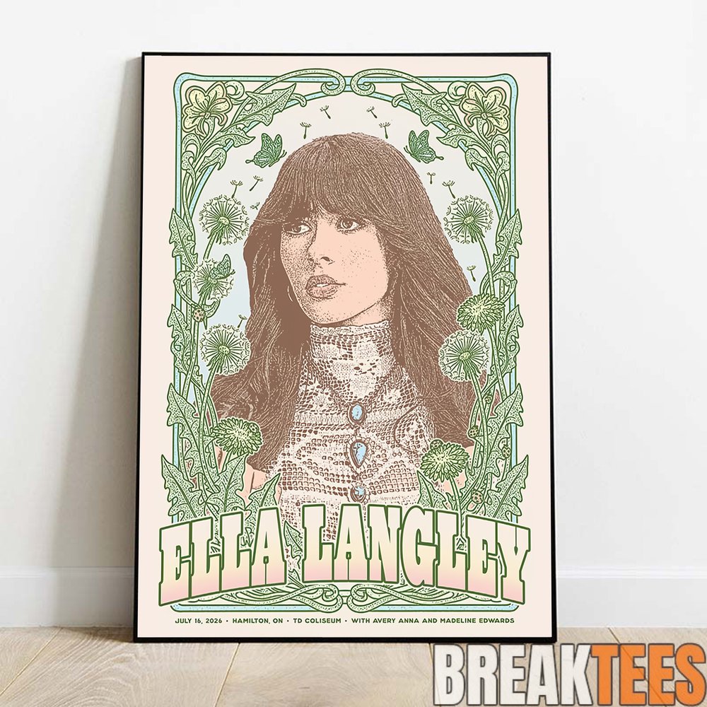 Ella Langley Dandelion Tour 2026 Poster Ella Langley Dandelion Tour 2026 Poster