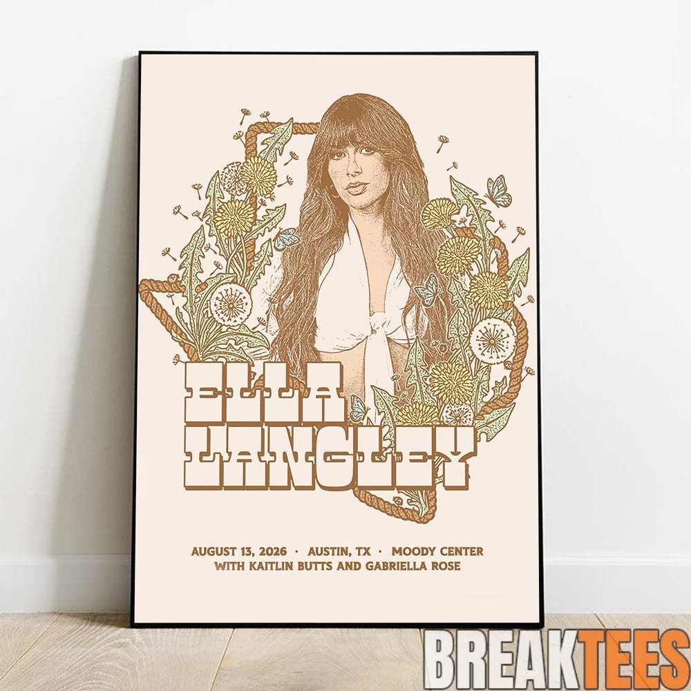 Ella Langley Dandelion Tour 2026 Poster Ella Langley Dandelion Tour 2026 Poster