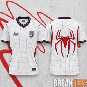 England Three Lions x Spider-Man Crew Neck Football Jersey