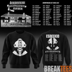 EsDeeKid Streetwear Council House Rat Tour Premium 3D Sweatshirt