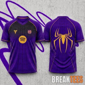 FC Barcelona x Spider-Man Mamba Style Football Jersey