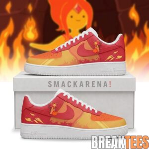Flame Princess Adventure Time Air Force 1 Sneaker 1