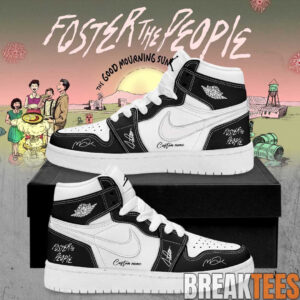 Foster the People Good Mourning Sunshine Tour 2026 Signature Custom AJ1 Shoes