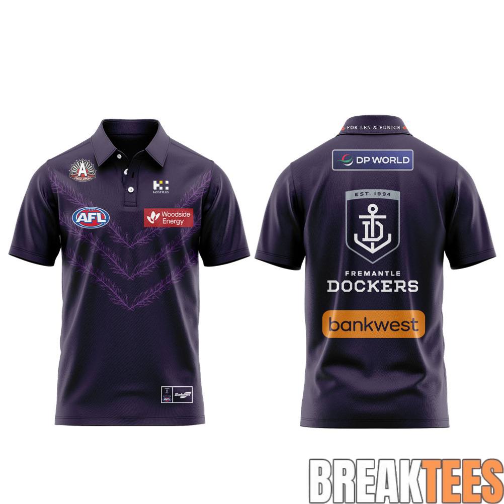 Fremantle Dockers 2026 ANZAC Day Polo Shirt Fremantle Dockers 2026 ANZAC Day Polo Shirt
