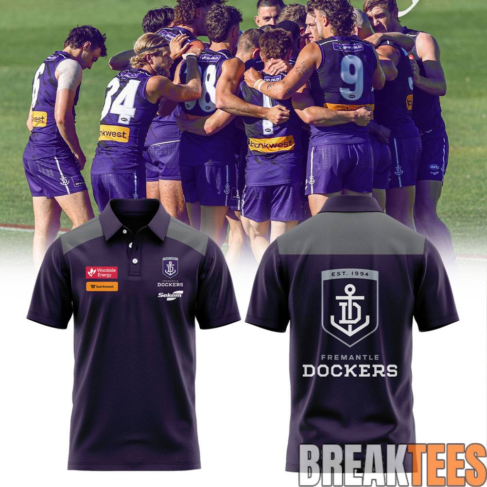 Fremantle Dockers 2026 ANZAC Day Polo Shirt Fremantle Dockers 2026 ANZAC Day Polo Shirt