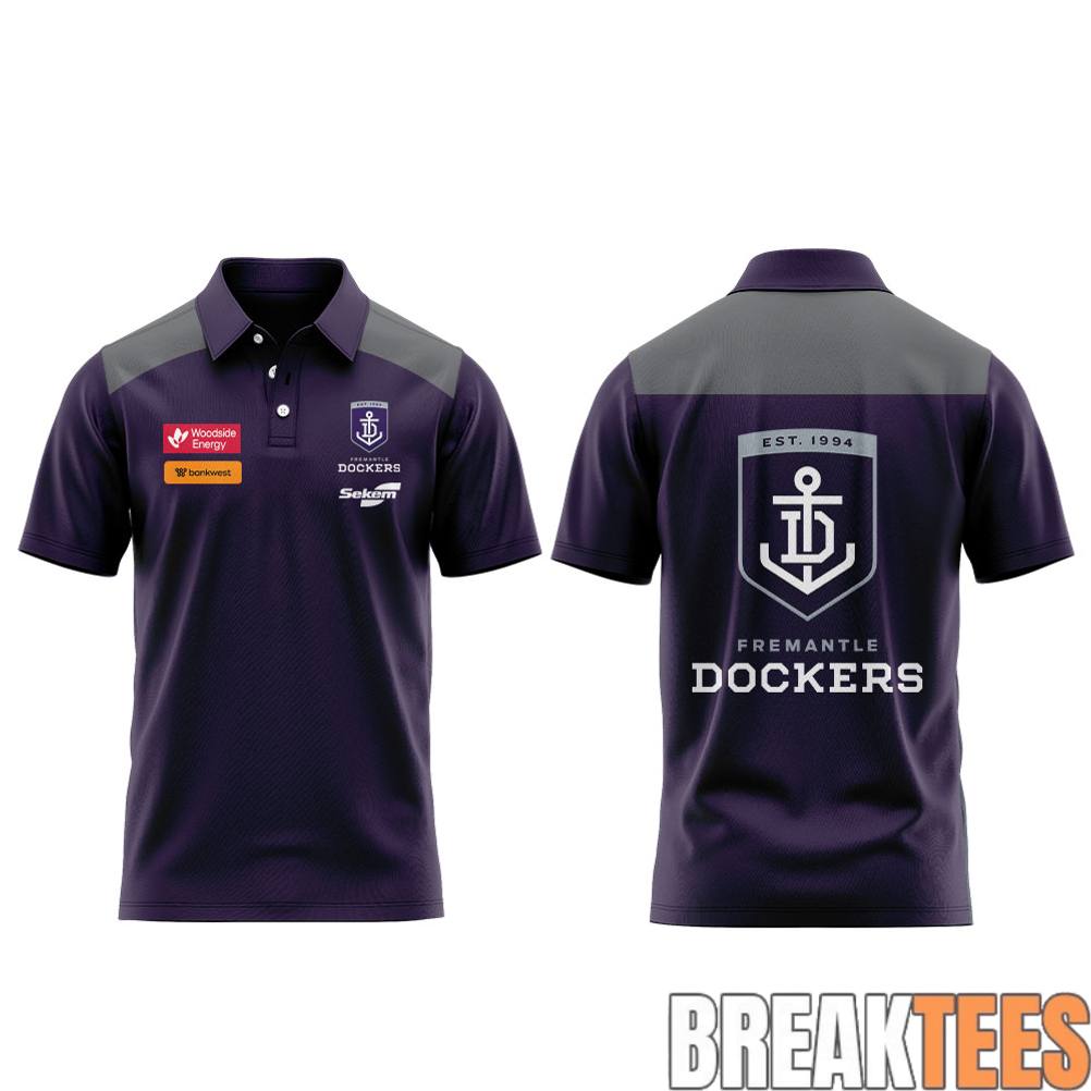 Fremantle Dockers 2026 ANZAC Day Polo Shirt Fremantle Dockers 2026 ANZAC Day Polo Shirt
