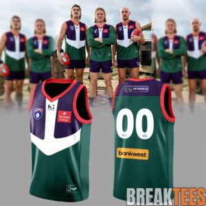 Fremantle Dockers Retro Guernsey Basketball Jersey