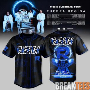 Fuerza Regida – This Is Our Dream Tour 2026 Leg 2 Baseball Jersey