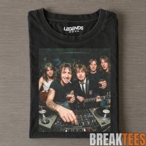 Funny ACDC Vintage Rock Band Tee 5