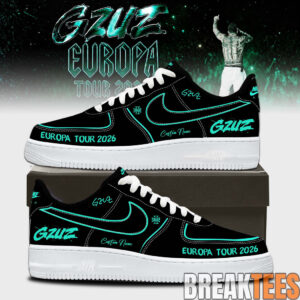 GZUZ “Live Europe 2026” Signature Limited Edition Custom Air Force 1 Shoes