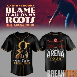 Garth Brooks Blame It All On My Roots The Arena Tour Baseball Jersey 3
