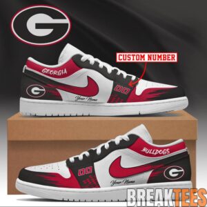 Georgia Bulldogs Special New Custom Dunk Shoes