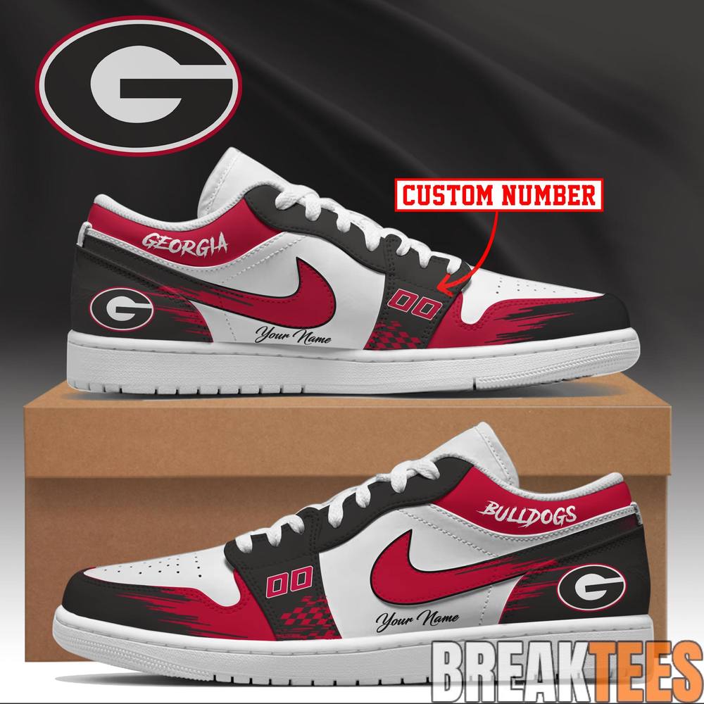 Georgia Bulldogs Special New Custom Dunk Shoes Georgia Bulldogs Special New Custom Dunk Shoes